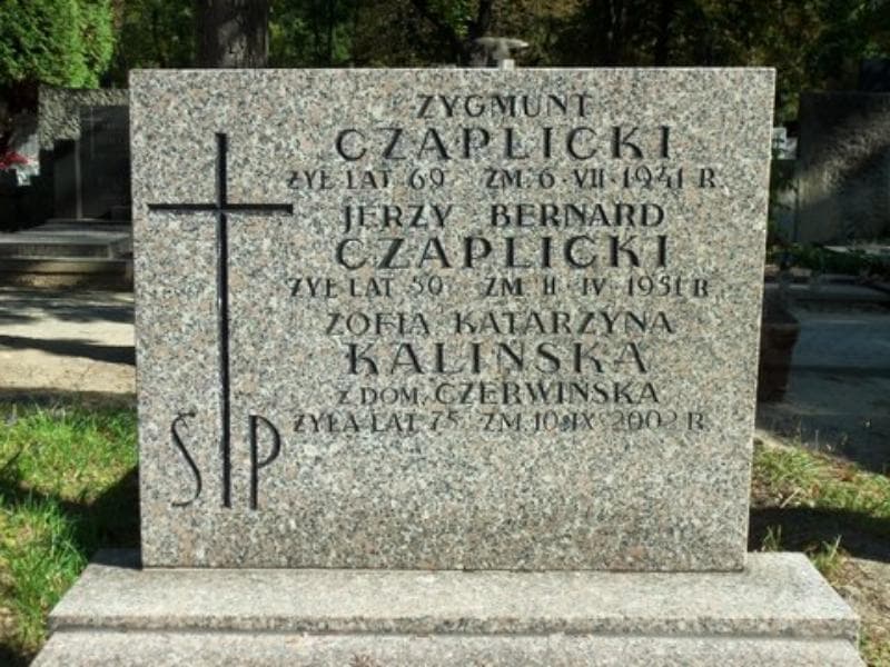 Zdjęcie grobu Jerzy Bernard Czaplicki (2)