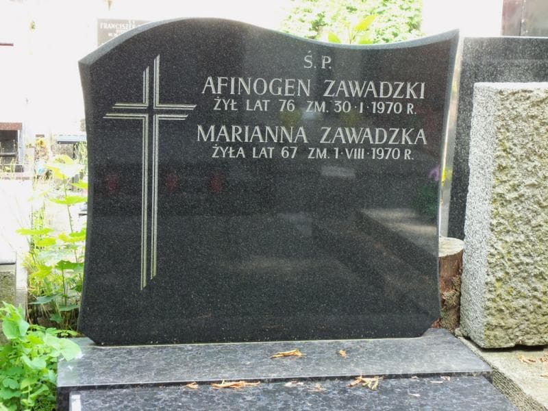 Zdjęcie grobu Afinogen Zawadzki (2)