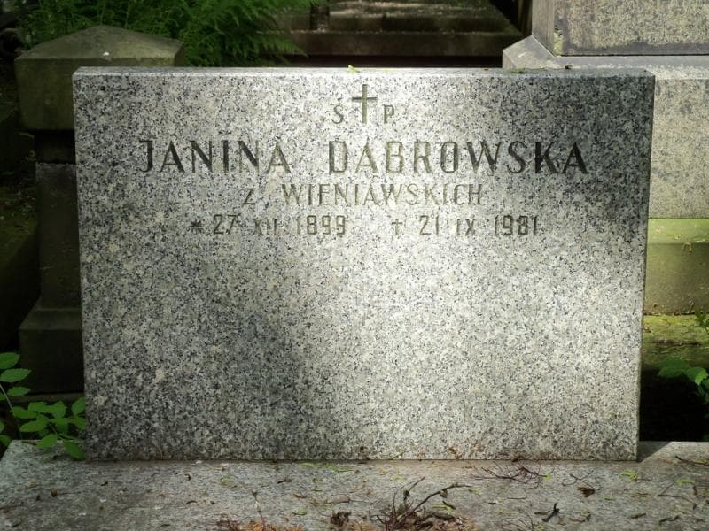 Zdjęcie grobu Janina Dąbrowska (2)