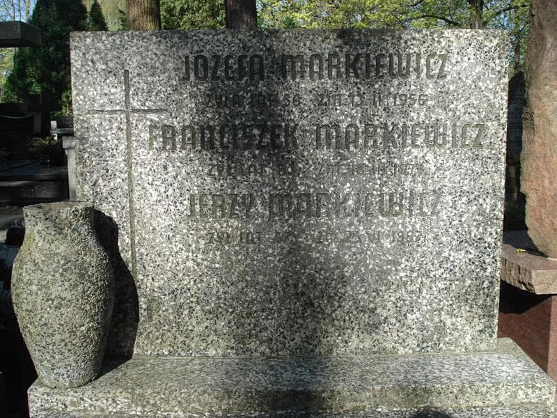 Zdjęcie grobu Józefa Markiewicz (2)