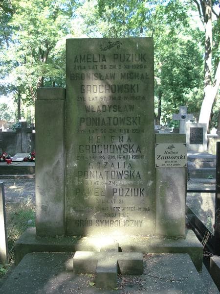Zdjęcie grobu Rozalia Poniatowska (1)