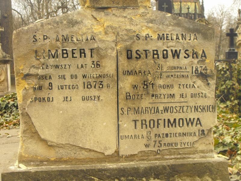 Zdjęcie grobu Melanja Ostrowska (1)