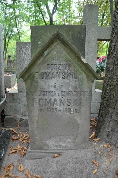 Zdjęcie grobu Scholastyka Domańska (2)