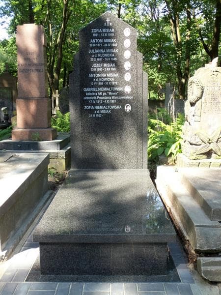 Zdjęcie grobu Gabriel Niemiałtowski (1)