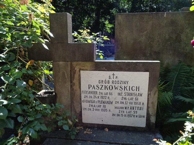 Zdjęcie grobu Aleksander Paszkowski (2)