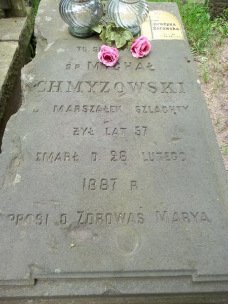 Zdjęcie grobu Michał Chmyzowski (2)