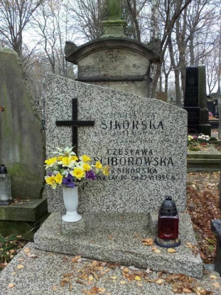 Zdjęcie grobu Czesława Sciborowska (2)