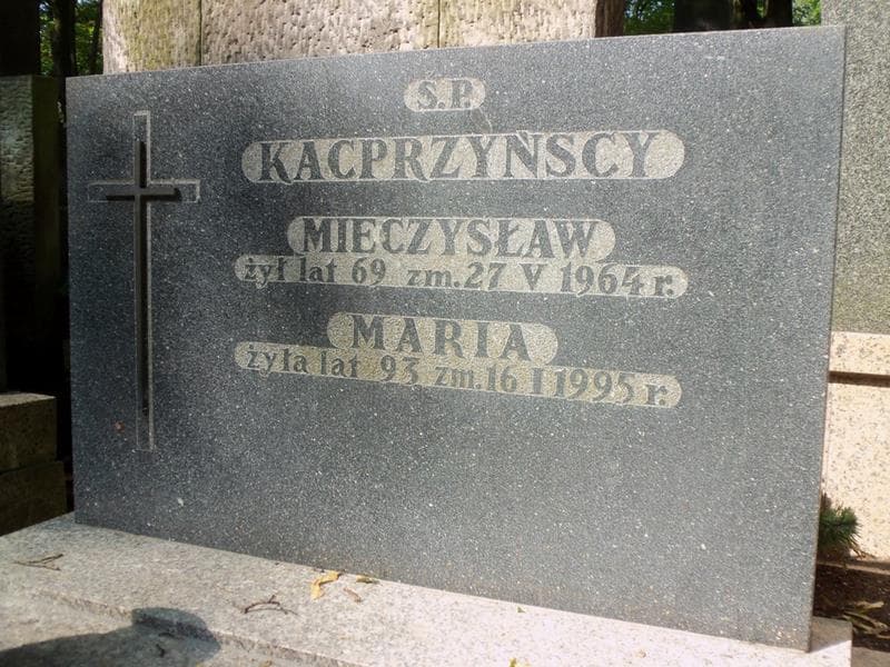Zdjęcie grobu Maria Kacprzyńska (2)