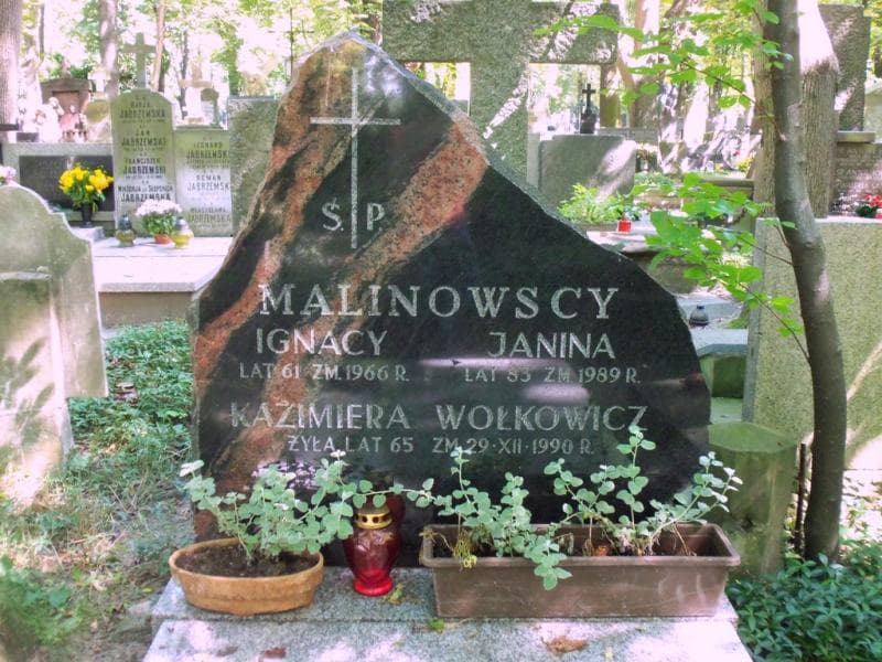 Zdjęcie grobu Janina Malinowska (2)