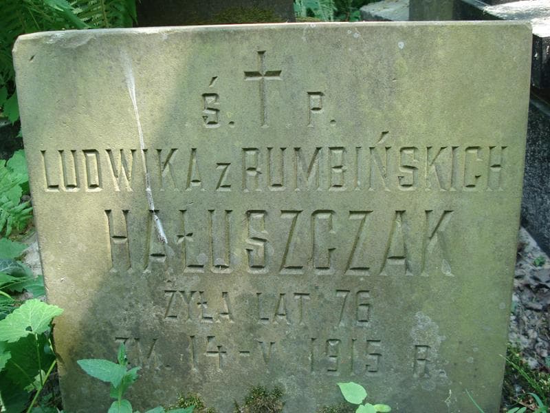 Zdjęcie grobu Ludwika Hałuszczak (1)