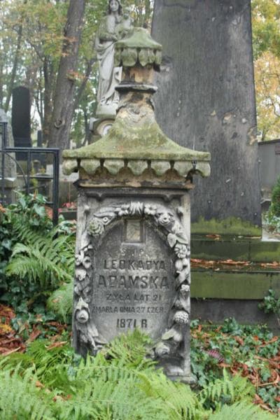 Zdjęcie grobu Leokadya Adamska (2)