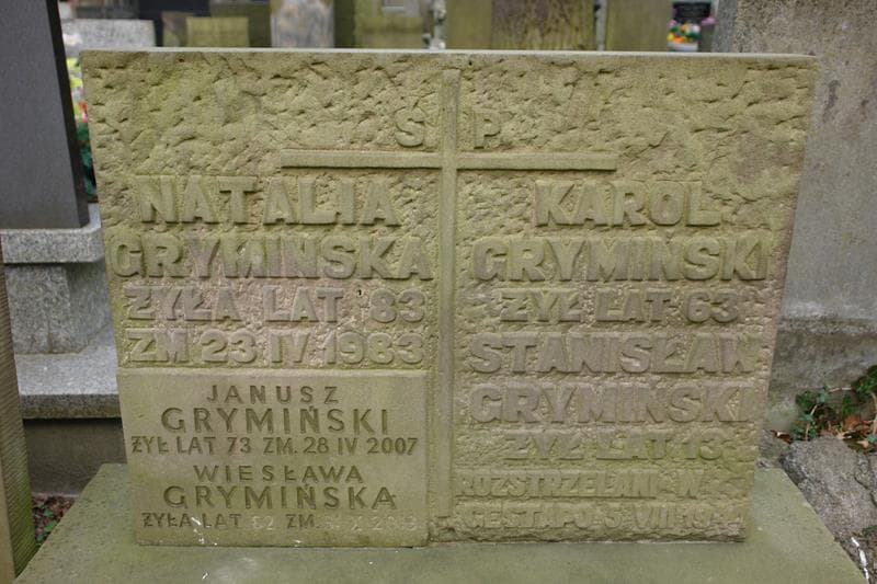 Zdjęcie grobu Karol Grymiński (1)