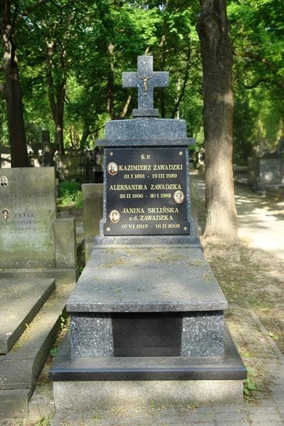 Zdjęcie grobu Aleksandra Zawadzka (1)