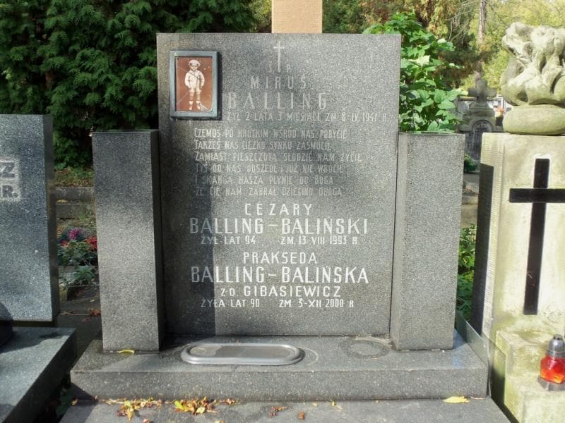 Zdjęcie grobu Cezary Balling-Baliński (2)