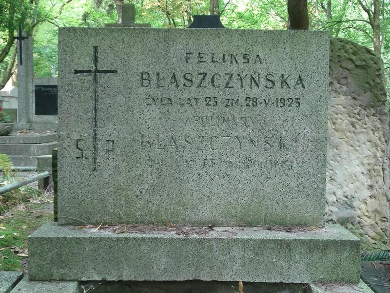 Zdjęcie grobu Feliksa Błaszczyńska (2)