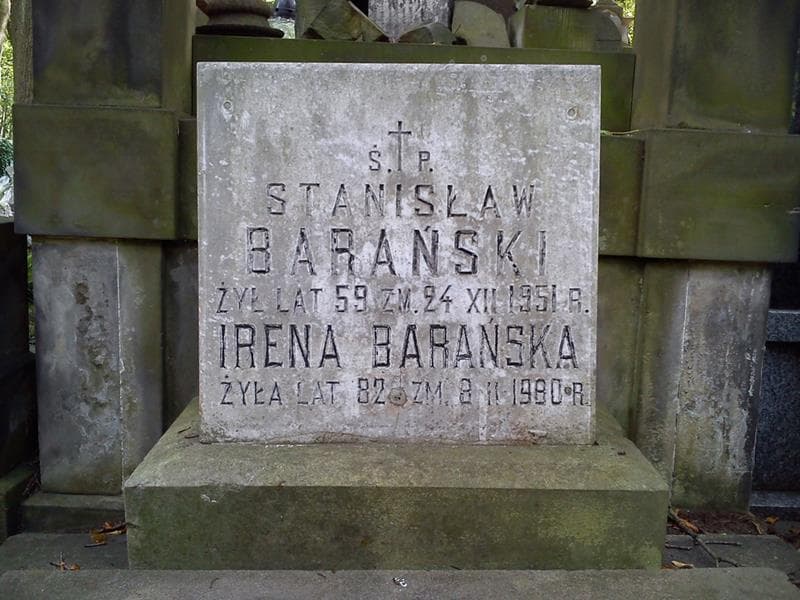 Zdjęcie grobu Irena Barańska (2)