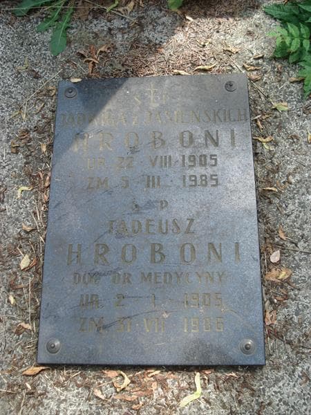 Zdjęcie grobu Tadeusz Hroboni (2)
