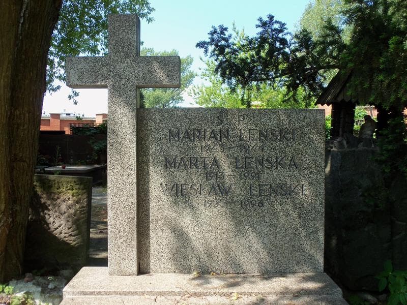 Zdjęcie grobu Marian Leński (2)