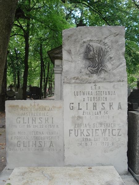 Zdjęcie grobu Bohdan Jan Jastrzębiec Gliński (2)