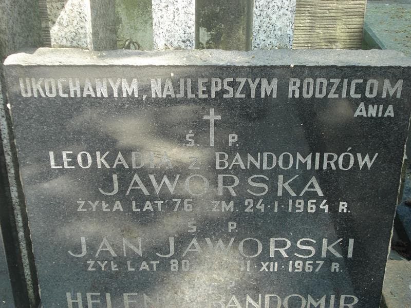 Zdjęcie grobu Helena Bandomir (1)