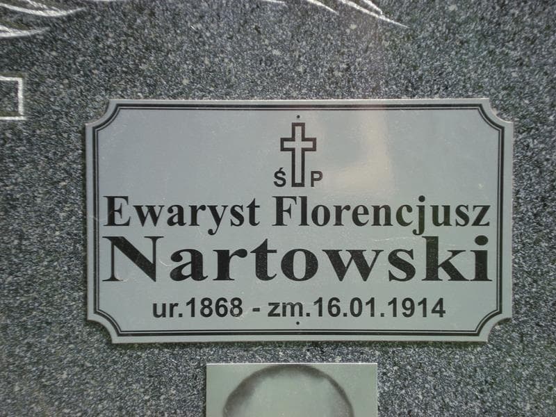 Zdjęcie grobu Ewaryst Florencjusz Nartowski (1)