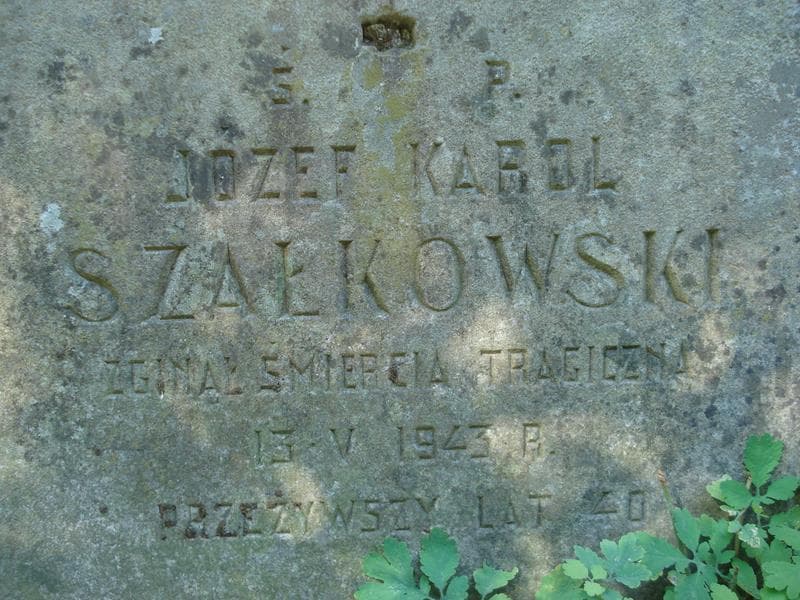Zdjęcie grobu Józef Karol Szałkowski (2)