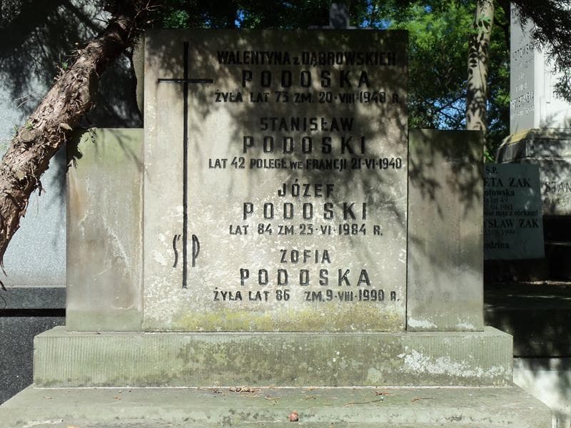 Zdjęcie grobu Zofia Podoska (2)