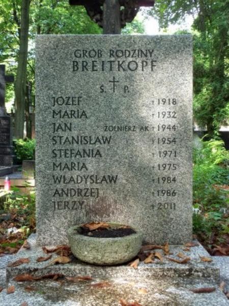 Zdjęcie grobu Jerzy Breitkopf (2)