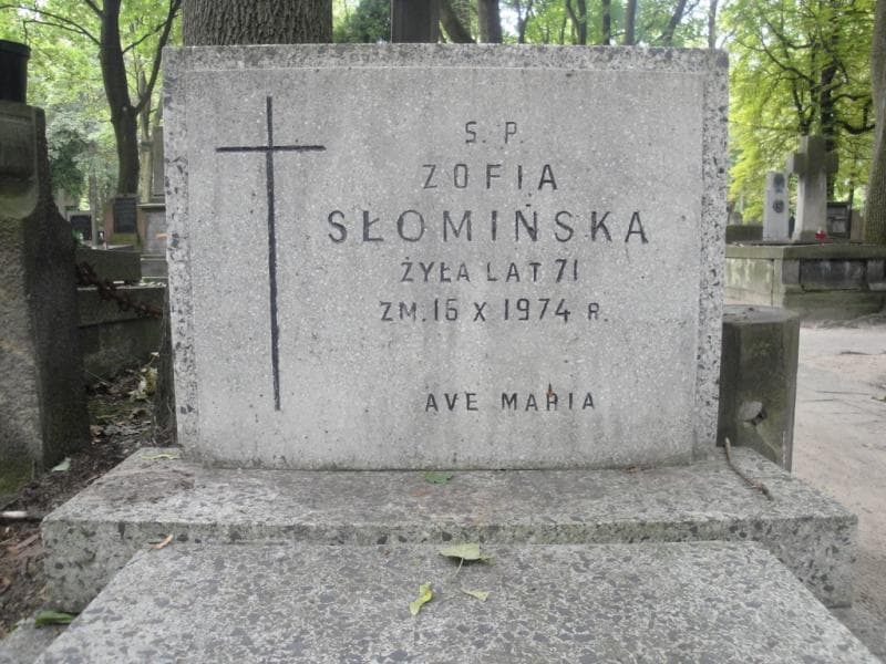 Zdjęcie grobu Zofia Słomińska (2)