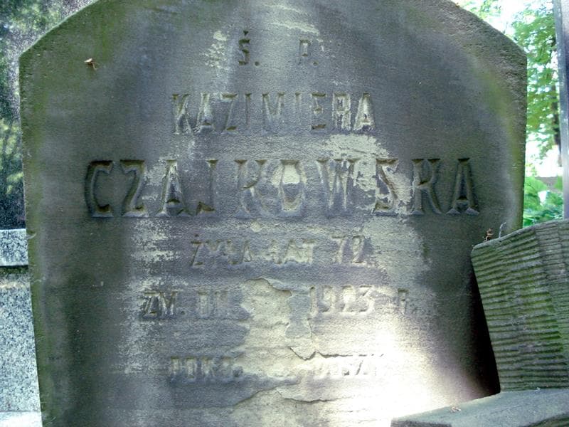 Zdjęcie grobu Kazimiera Czajkowska (2)