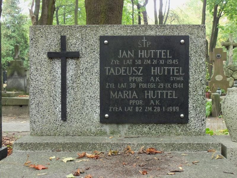 Zdjęcie grobu Jan Huttel (2)