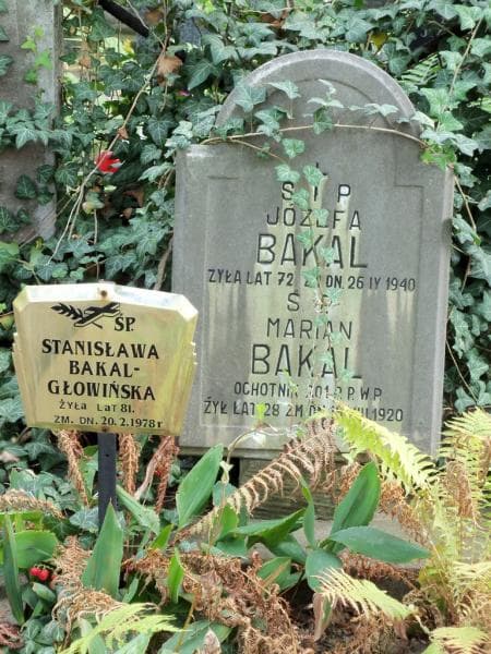 Zdjęcie grobu Józefa Bakal (2)