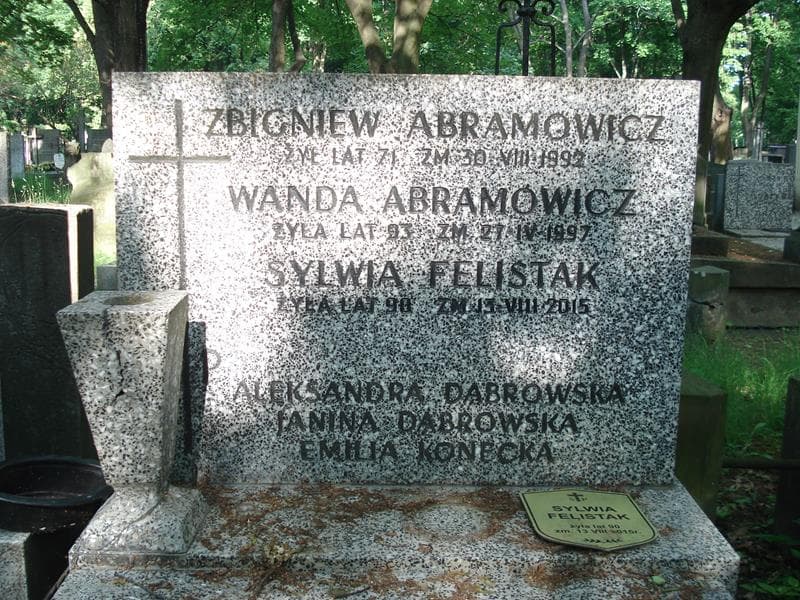 Zdjęcie grobu Wanda Abramowicz (1)