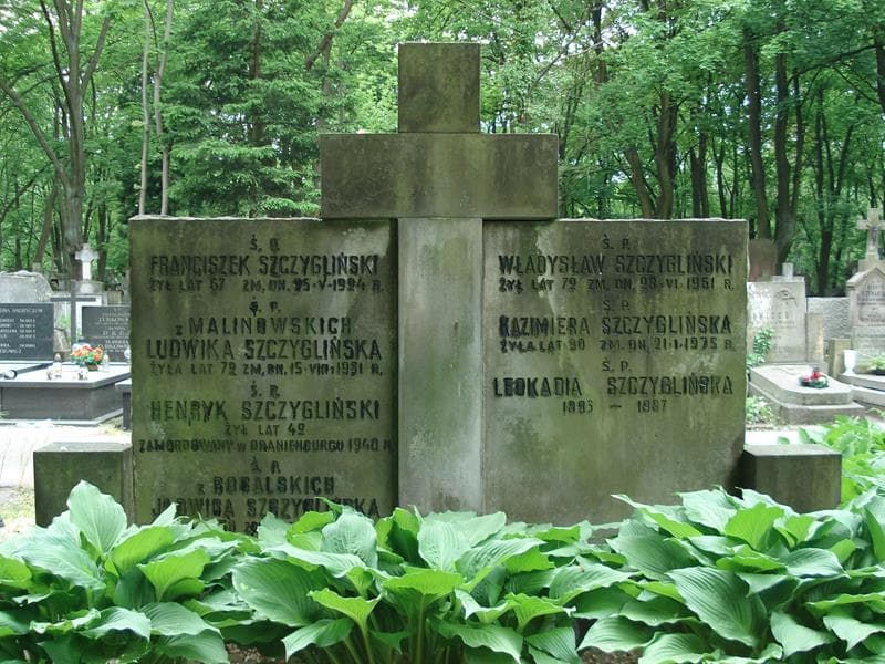 Zdjęcie grobu Ludwika Szczyglińska (2)