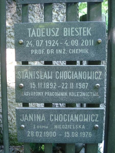 Zdjęcie grobu Stanisław Chocianowicz (1)