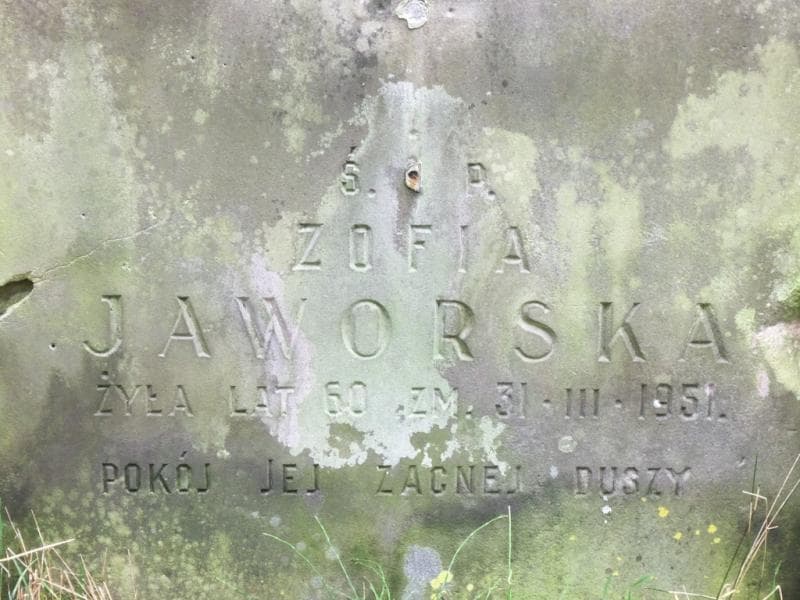 Zdjęcie grobu Zofia Jaworska (2)