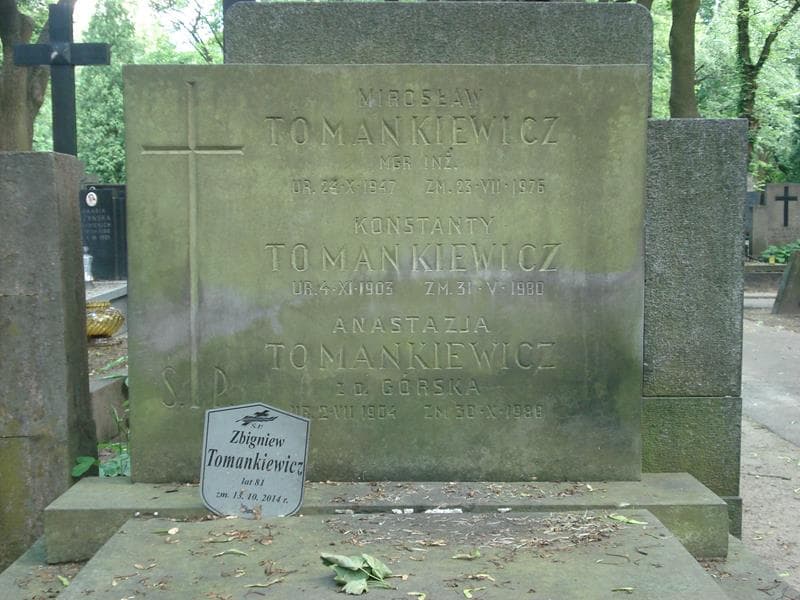 Zdjęcie grobu Konstanty Tomankiewicz (2)