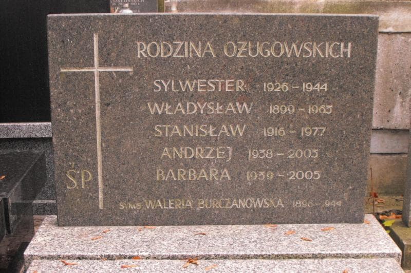 Zdjęcie grobu Waleria Burczanowska (2)