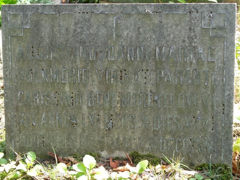 Zdjęcie grobu Augustino Ioanni Volkmerio (2)