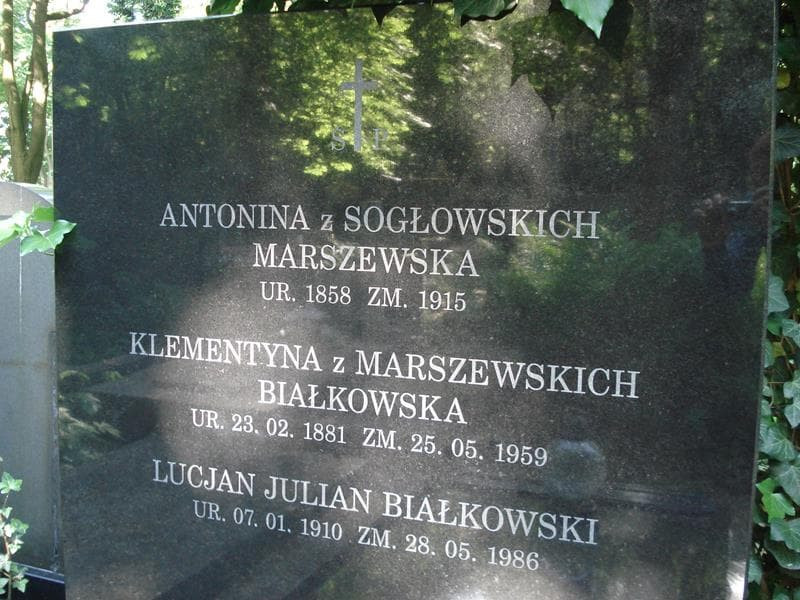 Zdjęcie grobu Lucjan Julian Białkowski (2)