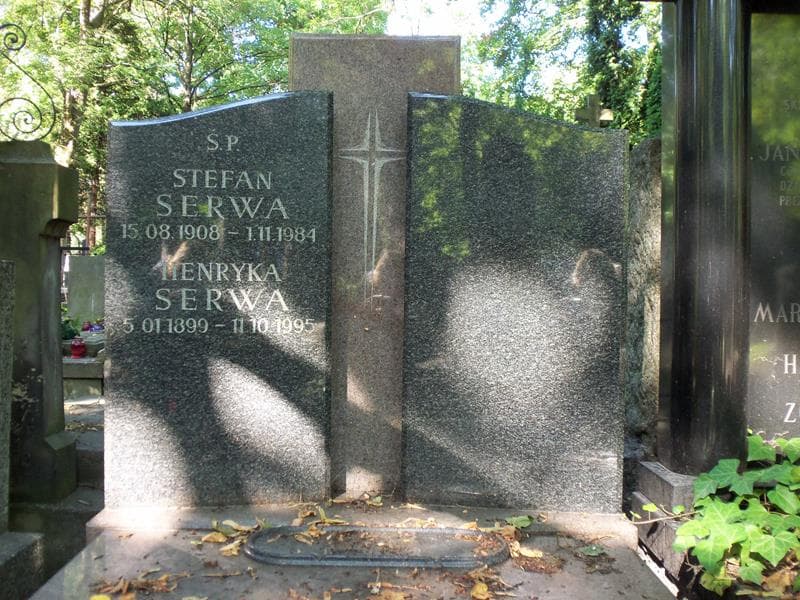 Zdjęcie grobu Henryka Serwa (2)