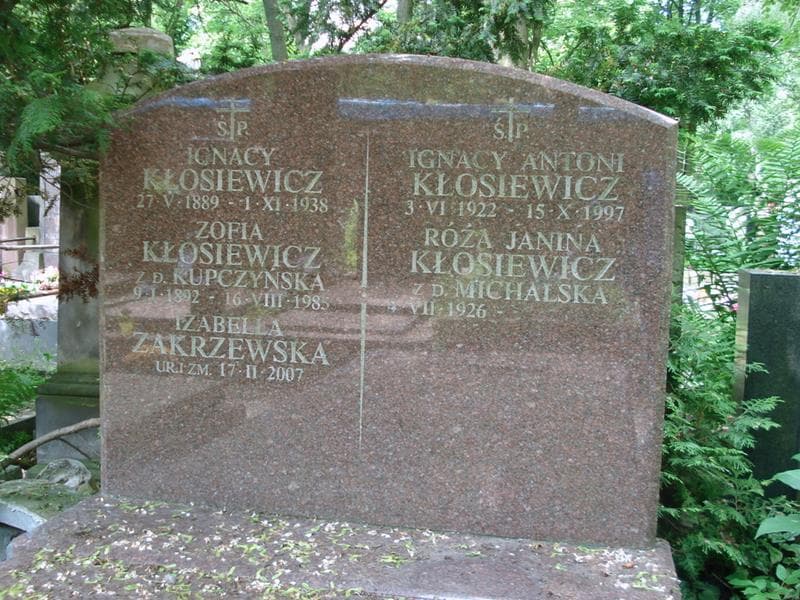 Zdjęcie grobu Zofia Kłosiewicz (2)