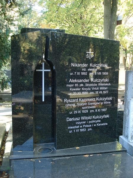 Zdjęcie grobu Aleksander Kulczyński (2)
