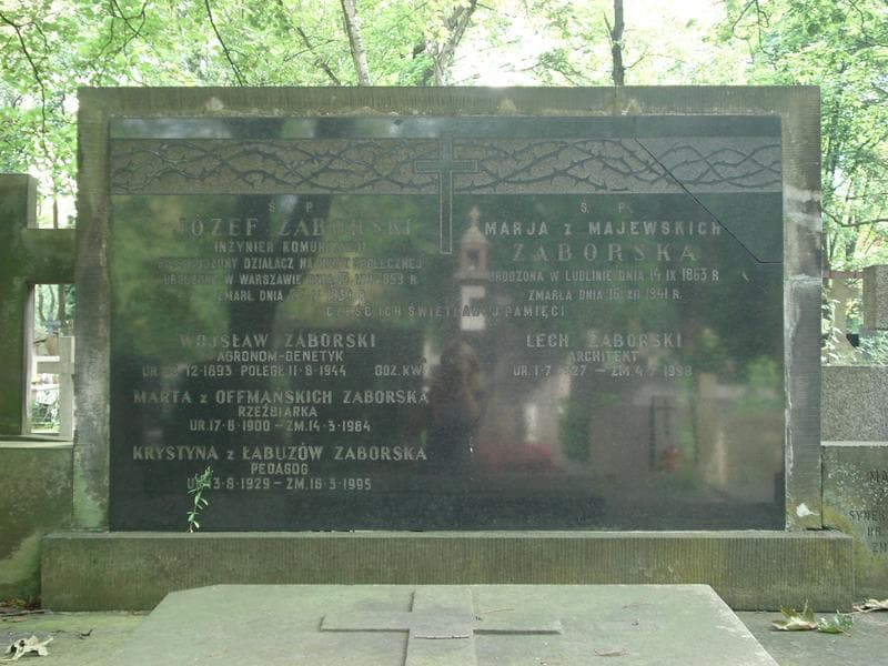 Zdjęcie grobu Krystyna Zaborska (2)