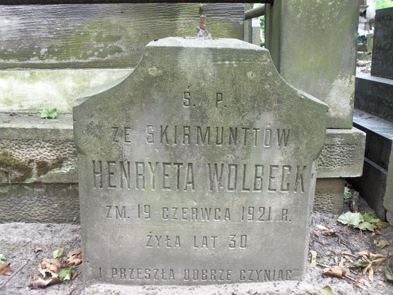 Zdjęcie grobu Henryeta Wolbeck (2)