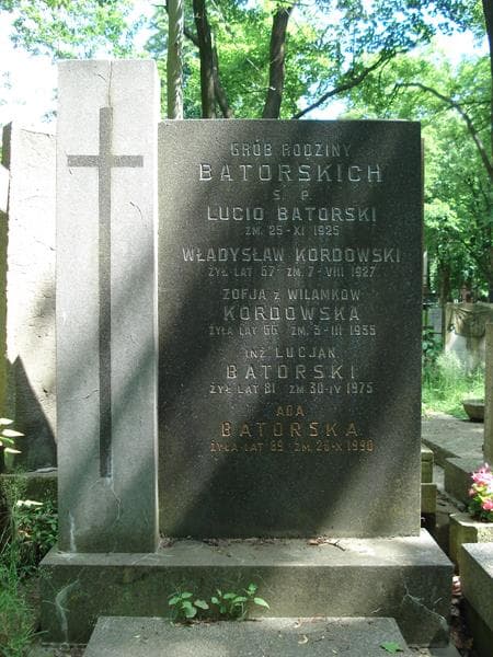 Zdjęcie grobu Lucjan Batorski (2)