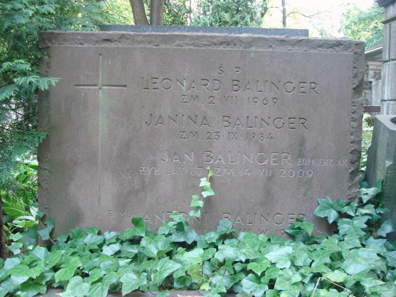 Zdjęcie grobu Jan Balinger (2)