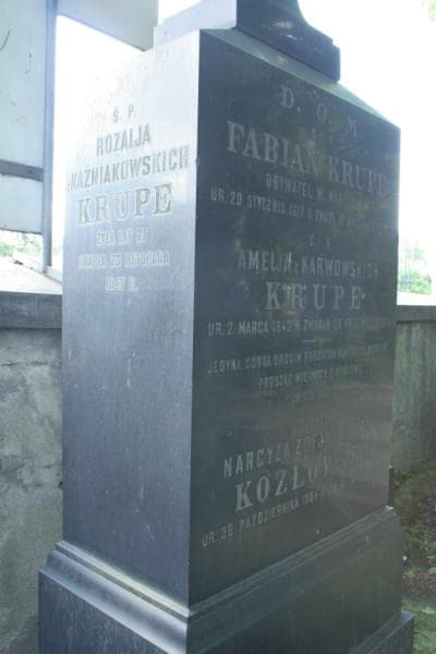 Zdjęcie grobu Narcyza Zofja Kozłowska (2)