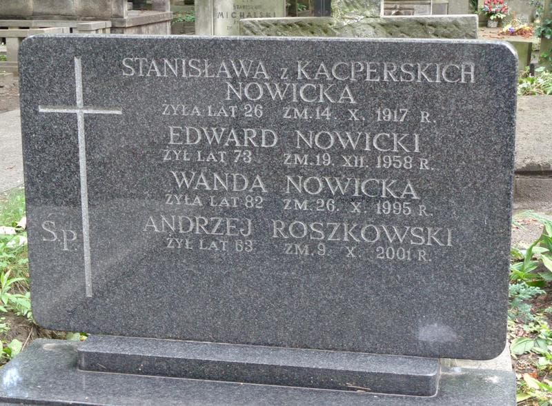 Zdjęcie grobu Stanisława Nowicka (2)