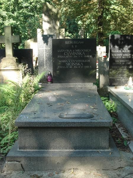 Zdjęcie grobu: Ludwika Cywińska